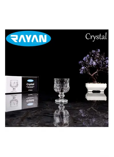 Rayan Crystal 6'lı Kahve Yanı Bardak