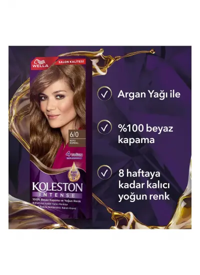 Koleston Intense Saç Boyası 6/0 Koyu Kumral - Salon Kalitesi