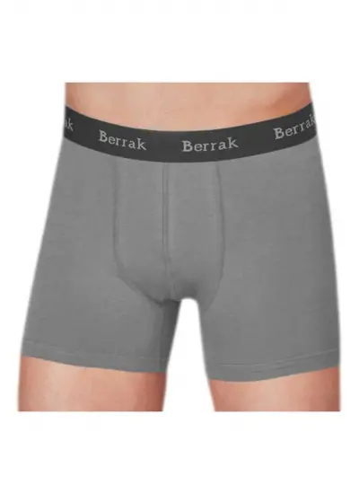 12 Adet Gri Renk Modal Boxer