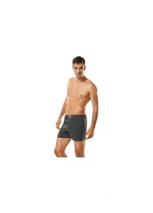 Erkek Gri Penye Düz Boxer 6 Adet