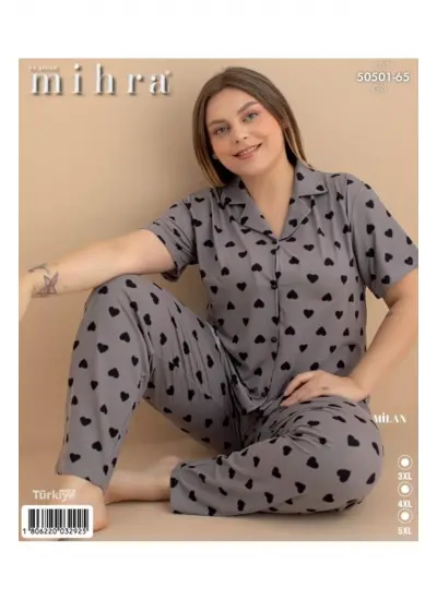 Gömlek Yaka Pijama Takım