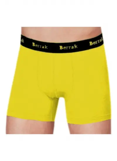 6 Adet Sarı Renk Modal Boxer