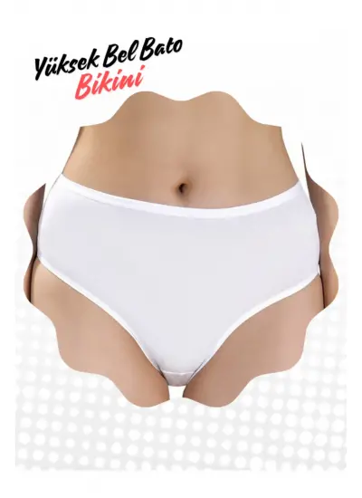 Yüksek Bel Bato Tarzında Bikini 3 Lü Adet Ekonomik Set (Ultra Kalitededir)