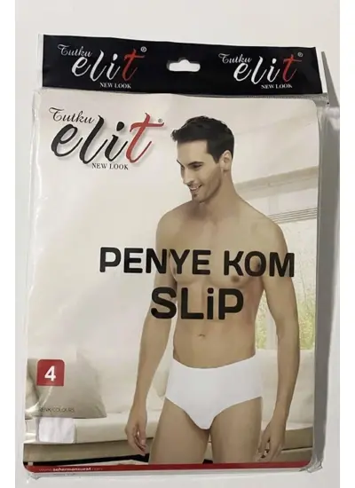 Erkek Penye Slip Külot 1071 - 6 Adet