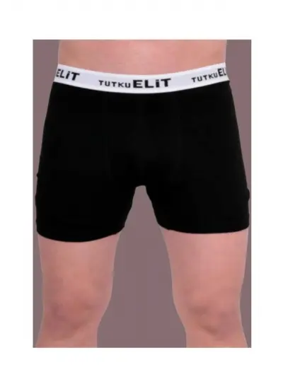 Siyah  Erkek Modal Elastan Spor Boxer