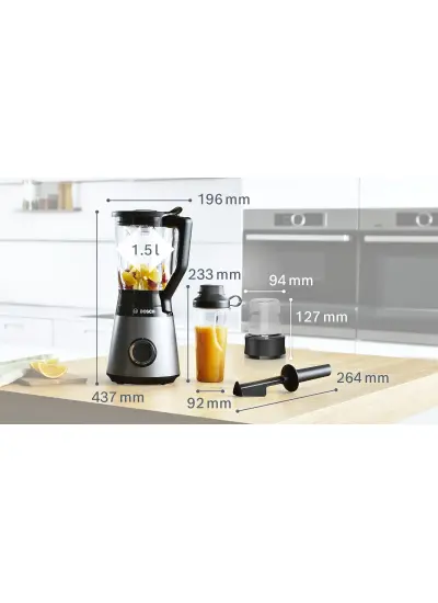 Bosch Mmb6177s Serie 4 Blender VitaPower 1200 W Gümüş