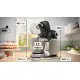 Bosch Mums6zs00 Serie 6 Kitchen machine with scale 1600 W Siyah, Fırçalanmış paslanmaz çelik