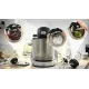 Bosch Mums6zs00 Serie 6 Kitchen machine with scale 1600 W Siyah, Fırçalanmış paslanmaz çelik