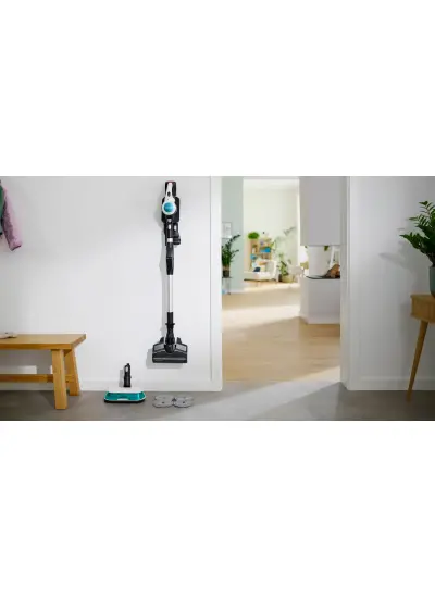 Bosch Bcs71hyg1 2'si 1 arada Süpürme ve Silme Unlimited 7 ProHygienic Aqua Beyaz