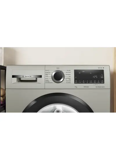 Bosch WGA242ZXTR Serie 4 Çamaşır Makinesi 9 kg 1200 dev./dak., Gümüş