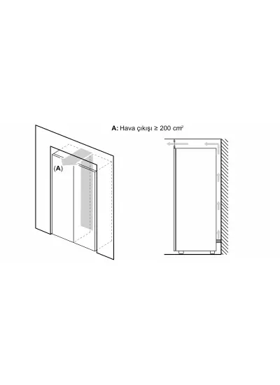 Bosch GSV33VIE0N Serie 4 Solo Derin Dondurucu 176 x 60 cm Kolay temizlenebilir Inox