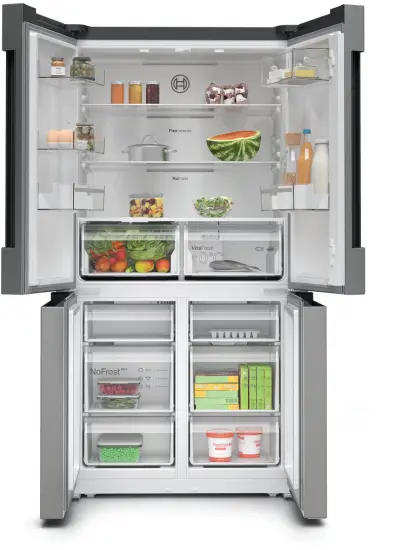 Bosch KFN96VPEA Serie 4 multi door 183 x 90.5 cm Kolay temizlenebilir Inox