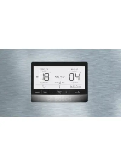 Bosch KGA76PIE0N Serie 8 Alttan Donduruculu Buzdolabı 186 x 75 cm Kolay temizlenebilir Inox