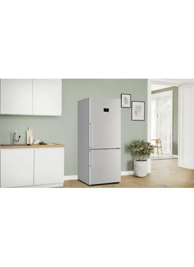 Bosch KGP76AIC0N Serie 8 Alttan Donduruculu Buzdolabı 186 x 75 cm Kolay temizlenebilir Inox