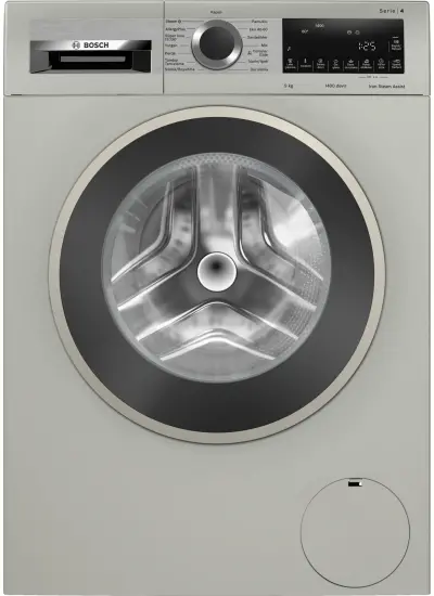 Bosch WGA244ZXTR Serie 4 Çamaşır Makinesi 9 kg 1400 dev./dak., Gümüş