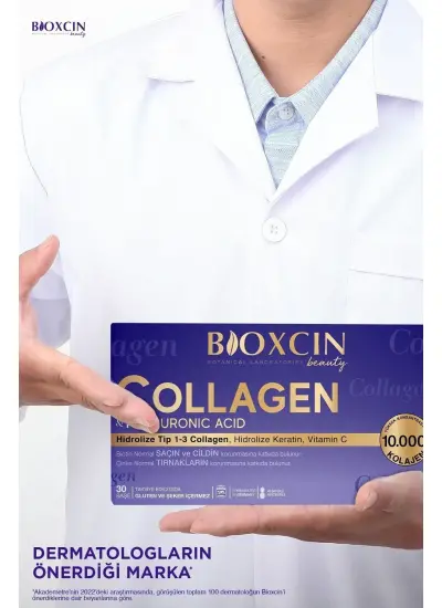 Beauty Collagen Toz 30 Saşe X 10.000 Mg Tip 1 - Tip 3 Hidrolize Kolajen - Keratin