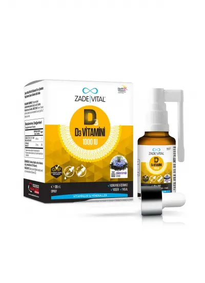 D3 Vitamini 1000 Iu Sprey 20 ml