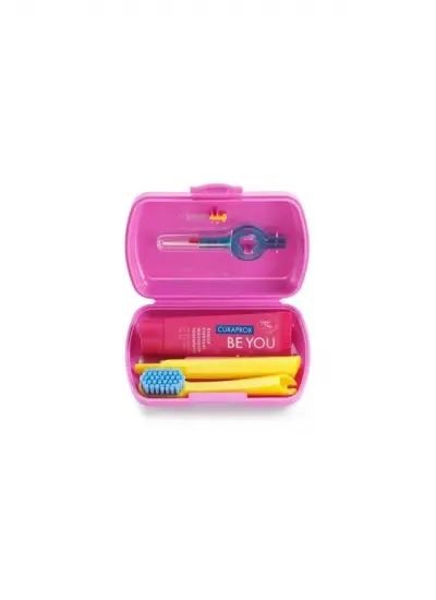 Diş Bakım Travel Set Pembe