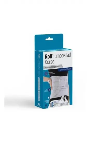 Roll Lumbostad Çelik Balen Destekli Korse( Ayarlanabilir Bedenli )