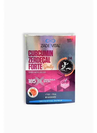 Curcumin Zedaçal Forte Daily 60 Yumuşak Kapsül