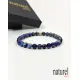 Naturel Tılsım Doğal Taş Lapis Lazuli 6 Mm Unisex Bileklik - Kadın Bileklik - Erkek Bileklik