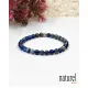 Naturel Tılsım Doğal Taş Lapis Lazuli 6 Mm Unisex Bileklik - Kadın Bileklik - Erkek Bileklik