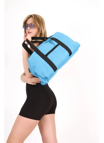 Unisex Günlük Kullanım El Kol Ve Omuzda Taşınabilir Spor Seyahat Fitness Çantası Gym Bag