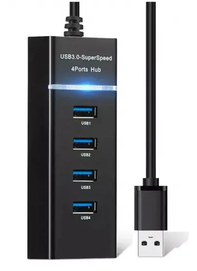 Usb Girişli 4 Portlu Usb Çoklayıcı Usb Çoğaltıcı Usb Hub Usb 3.0 Laptop Notebook Desktop Pc Uyumlu