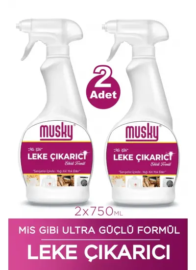 2 Adet Clean Çok Amaçlı Ultra Güçlü Leke Çıkarıcı Japon Kirazı Kokulu Sprey 2x750 ml