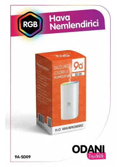 H2o Humidifier 400 Ml Ulrasonik Oda - Araç - Hava Nemlendirici Buhar Makinesi Ve Aroma Difüzörü