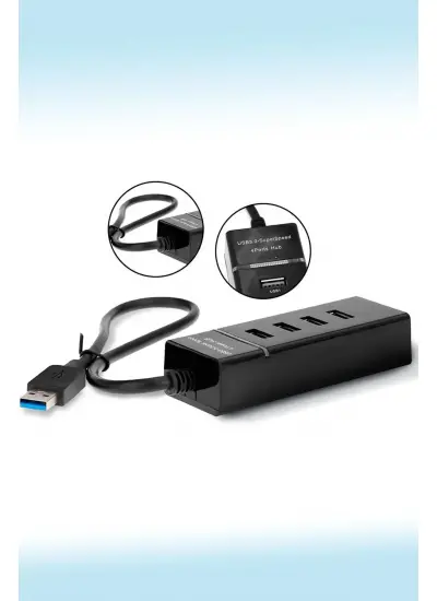 Usb Girişli 4 Portlu Usb Çoklayıcı Usb Çoğaltıcı Usb Hub Usb 3.0 Laptop Notebook Desktop Pc Uyumlu