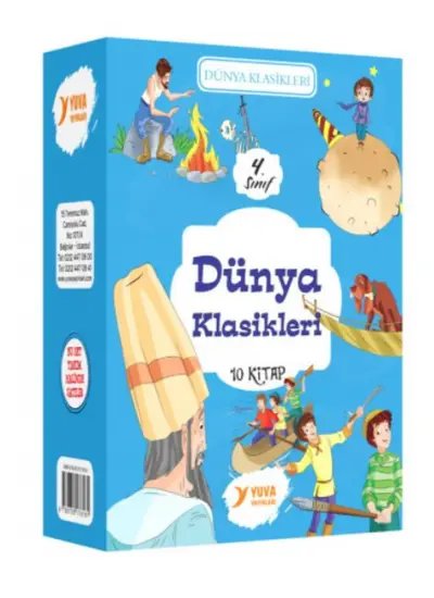 4. Sınıf Dünya Klasikleri Serisi (10 Kitaplık Set)  (4022)