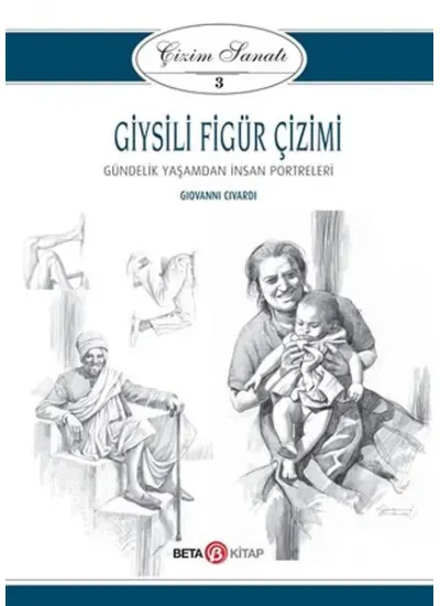 Giysili Figür Çizimi - Çizim Sanatı 3  (4022)