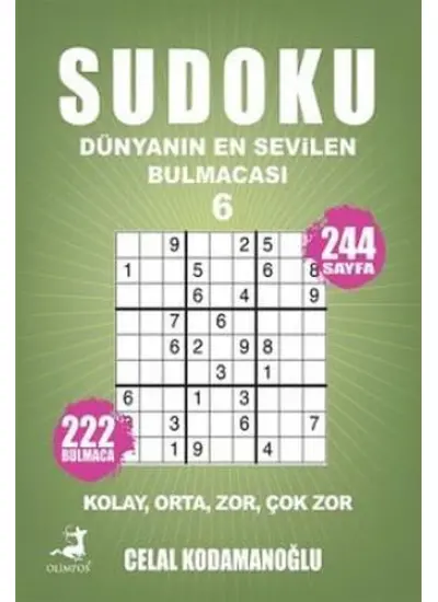 Sudoku Dünyanın En Sevilen Bulmacası 6  (4022)