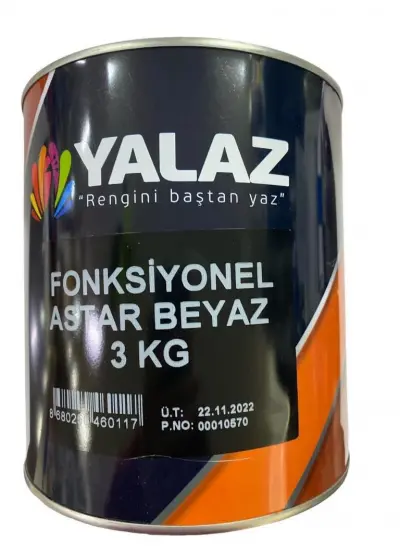 Yalaz Fonksiyonel Astar 3 Kg Beyaz