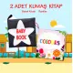 2 Kitap  İngilizce Renkler ve Siyah Beyaz Bebek Kumaş Sessiz Kitap