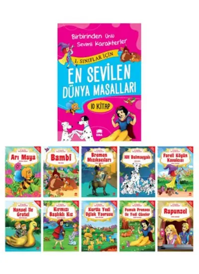 En Sevilen Dünya Masalları (10 Kitap)  (4022)