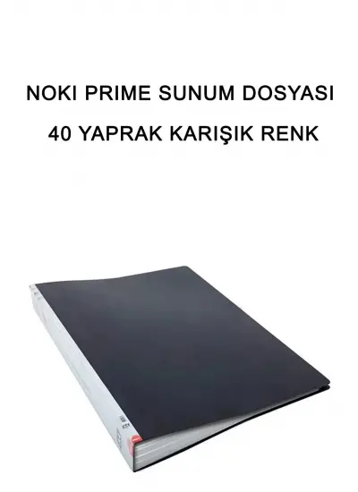 Noki Prime Sunum Dosyası 40 Yaprak Karışık Renk