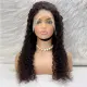 Afro Dalga Front Lace Gerçek Tül Peruk / Doğal / 70/75cm