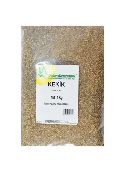 Kekik Doğal Yemeklik 1000 Gr Paket