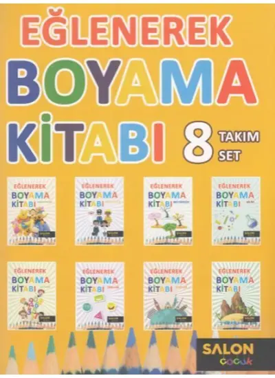 Eğlenerek Boyama (8 Takım Set)  (4022)