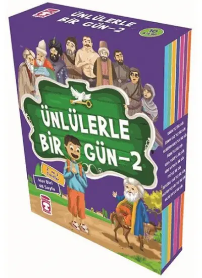 Ünlülerle Bir Gün 2 Seti - 10 Kitap Takım  (4022)