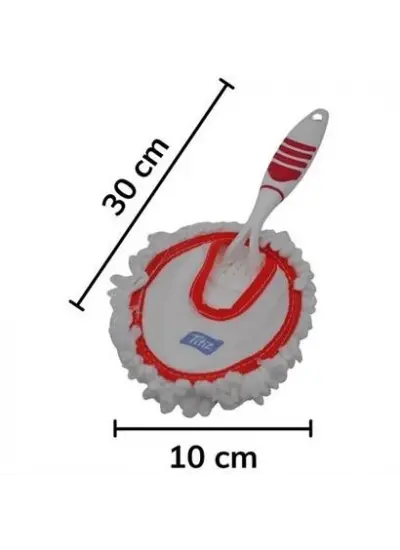 Mikrofiber Duster Toz Leke Kir Alıcı Temizleyici Tutacaklı Temizlik Bezi Aparatı Malzemesi