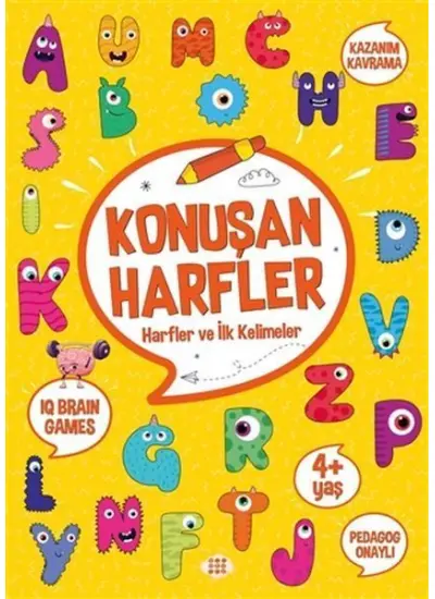 Konuşan Harfler - Harfler ve İlk Kelimeler (4+ Yaş)  (4022)