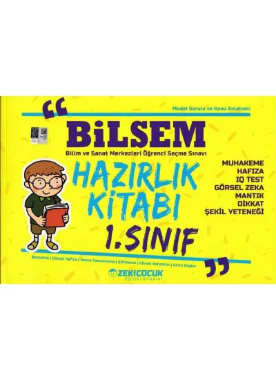 Örnek Akademi  Bilsem 1.Sınıf Hazırlık Kitabı (Yeni)  (4022)