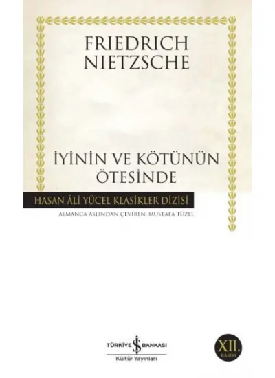 İyinin ve Kötünün Ötesinde -Hasan Ali Yücel Klasikleri  (4022)