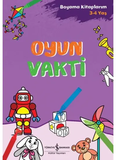 Oyun Vakti - Boyama Kitaplarım 3-4 Yaş  (4022)