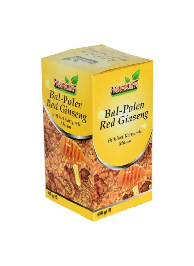 Bal Polen Red Ginsengli Bitkisel Karışımlı Macunnu 450 Gr