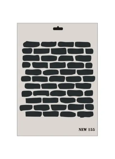 Rich New Seri N-155 Stencil 35x25 cm