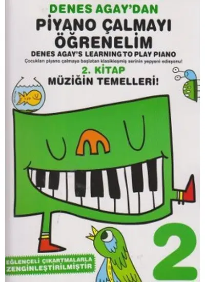 Denes Agay'dan Piyano Çalmayı Öğrenelim 2. Kitap  (4022)